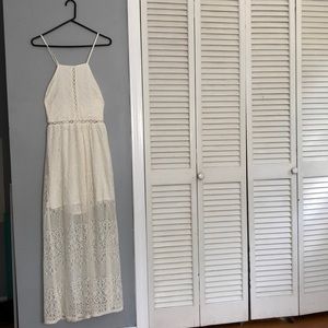 Holister Halter Top Lace Maxi dress